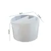 Resina Epóxi Ponto de Artesanato DIY Cola de Cristal Copo de Mistura Copo com Grades de Cor Copo de Cor Mista Molde de Silicone com Múltiplas Grades