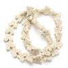 Acessórios de pulseira DIY transfronteiriços frisados branco azul turquesa plana talão jóias contas soltas diy jóias acessórios turquesa