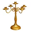 Candelabro de Estilo Francés Vintage para Mesa de Comedor, Portavelas Romántico Retro, Base para Atrezo de Fotografía Estilo Europeo, Blanco Roto