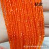 Hilo de algodón cristal afilado ultra pequeño 2-3 mm cuentas de vidrio tallado diy cristal con cuentas accesorios de ropa pulsera collar accesorios