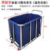Carrito de lino para habitación de hotel, carrito de servicio de trabajo, carrito de acero inoxidable, carrito de almacenamiento y recolección para lavandería y tintorería