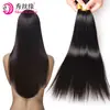 Cabello Real Malayo Cabello Europeo y Americano Cabello Liso Mangos Trenzado a Granel