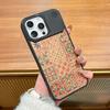 Capa de Couro com Padrão Vintage para iPhone1615ProMax Capa Macia de TPU Anti-Quebra Apple XS
