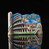 Fabricante de origem 3D tridimensional resina criativo adesivos de geladeira Itália Roma souvenir de turismo adesivos magnéticos de geladeira atacado