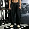Calça Casual Masculina de Algodão e Linho Branca Estilo Old Money, Verão Estilo Yamamoto Cor Sólida Caimento Fluido Perna Larga