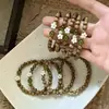 "Flor na Árvore" Pulseira de Madeira Artesanal Inspirada no Zen com Estética Cool e Discreta, uma Nova Pulseira de Nicho Estilo Chinês com Alto Valor Estético