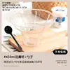 Tazón de Hielo de Copo de Nieve de Moda, Tazón Desechable de Plástico para Mascotas para Raspado de Hielo, Yogur Salteado y Decoración de Helado Estilo Tailandés