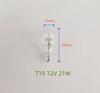 Foco de instrumento para coche T10T13T15T20 foco pequeño indicador luz ancha luz de lectura luz de freno luz de placa halógeno