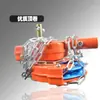 Huaxia Invernadero Amigos Película para Invernadero Rodillo Máquina Enrolladora Manual Accesorios para Invernadero Agrícola Ventilación Rodillo de Película Manivela Superior para Verduras