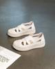 Sandalias Nuevas de Suela Gruesa para Primavera 2026 Hechas de Piel de Vaca de Primera Capa para Mujer, Estilo Deportivo Casual, Zapatos Cómodos y Versátiles sin Cordones