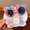 Set de Gafas de Sol y Pasadores para Niños, Lindos Pasadores de Dibujos Animados para Bebés, Accesorios para el Cabello Acrílicos Versátiles y Prácticos para Niñas Pequeñas