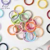 Anel Mabe colorido 33mm com revestimento UV argola mola chaveiro acessório DIY material de decoração fivela de conexão para bolsa