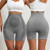 Pantalones Cortos de Fitness de Tres Puntos para Mujer, Europeos y Americanos, Sin Costuras, Transfronterizos, de Cintura Alta, Levanta Glúteos de Durazno, Deportivos, Ajustados, de Secado Rápido, para Yoga