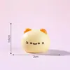 Figuras de biscoito criativas e adoráveis em formato de gato, bonecas em miniatura, acessórios de decoração DIY para casa de bonecas, paisagem em miniatura e pequenos enfeites de mesa