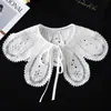 Nuevo Chal Pequeño de Encaje Estilo Coreano Combinable Blusa Calada Abrigo Pequeño de Verano para Mujer Chaleco Pequeño Camisa sin Mangas