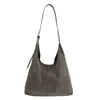 Bolso de Hombro de Color Sólido para Mujer Estilo Coreano Casual Más Fácil de Combinar Bolso para el Trabajo Piel Suave Casual Gran Capacidad Bolso Tote para el Trabajo