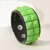 Pulsera de Cuero PU con Remaches Cuadrados de Doble Fila Punk Remachada Pulsera Personalizada para Hombre Pulsera Genial Estilo Callejero Venta al por Mayor Transfronteriza