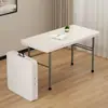 Mesa plegable, mesa portátil para puesto exterior, mesa larga para alquiler de casa, mesa de estudio, mesa y sillas de comedor, mesa de ordenador de oficina