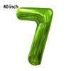 Novo Balão Digital Grande de 40 polegadas Versão Americana 0-9 Imitação de Alumínio Americano Balão para Arranjo de Festa de Aniversário Festa de Balões