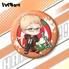 Voleibol co-man juvenil Bar y Chuan Che Ying montaña Feixiong Sun Xiang Xiang Yang insignia secundaria yuan anime periférico insignia