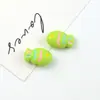 Cuentas de Pez Pequeño Pintadas en Acrílico Accesorios para Joyería DIY Cadena para Teléfono Móvil Cuerda para el Cabello Pulsera Material Colorido con Agujero Pasante
