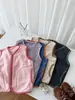 Chaleco de forro polar para niños para primavera y otoño, unisex, diseño de bloques de color, con cremallera, cálido, para niños mayores, forrado de forro polar, estilo 2833