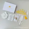 Set de Cubiertos Desechables para Cumpleaños, Caja de Regalo Personalizada de Alta Gama para Repostería, Vajilla de Plástico Espeso 5 en 1 para Mesa de Pastel