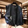 Colete feminino curto de couro, novidade outono 2026 estilo coreano, corte solto, emagrecedor, jaqueta sem mangas