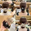 Elástico de Cabelo Grande de Organza Gipsofila para Mulheres Faixa de Cabeça Corda de Cabelo Flor de Cabelo Acessório de Cabelo Elegante Moderno Coque Simples