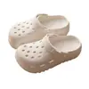 Zapatos de cueva de suela gruesa para mujer, ropa exterior de verano 2024, nuevos zapatos de playa antideslizantes para mujer