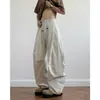 Pantalones casuales plisados curvos de secado rápido para el verano para hombre, pantalones rectos holgados de pierna ancha, delgados, modernos y versátiles