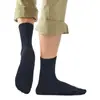 Calcetines para Hombre Color Sólido Cómodos de Media Pantorrilla Otoño e Invierno Transpirables Pies sin Mal Olor Calcetines para Hombre de Negocios Blanco y Negro Gris Versátiles Calcetines de Algodón