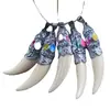 Accesorios Pequeños, Colgantes de Diente de Perro al por Mayor, Accesorios Hechos a Mano para Manualidades DIY, Artículos Pequeños de Joyería, Collares al por Mayor, Estilos Largos para Mujer