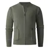 Outono 2026 Novo Casaco de Tricô Estilo Britânico Masculino da Amazon Moda Transfronteiriça Suéter Cardigan Masculino Plus Size