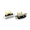 DB7W2 pino de cotovelo macho para placa 90 graus 7 pinos soquete para placa de solda conector de sinal de energia conector D-SUB7W2