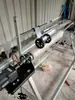Máquina de fazer sacolas com bucha de alumínio rolamentada, máquina de soprar filme, tampa superior para enrolamento de tubo de papel filme, plugue de cabeça de disco de eixo liso para desenrolar papel