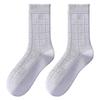 Calcetines Zhuji para mujer de verano delgados transpirables calcetines de tubo para mujer de malla sin costuras sueltos calcetines de luna de verano montón de calcetines de mujer