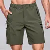 Suministro Exclusivo Transfronterizo de Pantalones Cortos de Verano para Hombre con Múltiples Bolsillos, Pantalones Cortos Deportivos Casuales para Senderismo al Aire Libre, Pantalones de Cinco Puntos de Corte Holgado Talla Europea