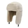 Chapéu Lei Feng de Inverno para Mulheres Ciclismo ao Ar Livre Chapéu à Prova de Frio e Quente Proteção de Orelha Forrado com Lã e Espessado Chapéu de Algodão do Nordeste Masculino Atacado