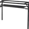 Prateleira Dobrável Mesa Simples Prateleira de Metal Suporte de Mesa Perna Simples Suporte de Pé de Mesa Perna de Mesa Prateleira de Armazenamento Quadrada de Ferro
