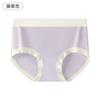 Calzones de Algodón 95% para Mujer 7A Entrepierna Antibacteriana Cintura Media Cómodos de Algodón Transpirables Invisibles de Algodón Puro Ropa Interior para Mujer