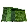 Malla para Valla de Patio Exterior, Decoración de Hojas Artificiales Verdes, Valla Retráctil para Jardín, Pantalla de Hojas Artificiales para Valla