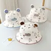 Gorro para Bebé para Primavera y Verano, Sombrero de Sol Delgado y Transpirable, Gorra Linda de Protección Solar para Niños y Niñas, Sombrero de Pescador