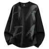 Sudadera Talla Grande M-8XL2026 Estilo Nuevo Sudadera Estampada para Hombre, Otoño, Oversize, Corte Holgado
