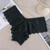 Nueva ropa interior de encaje sexy de cintura baja europea y americana para mujer, bragas ligeras y transpirables para sexo puro y sensual.