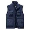 2026 Chaleco Ligero de Verano Transfronterizo Ropa de Trabajo Chaleco de Pesca Multibolsillos Chaleco de Fotografía Chaleco de Malla para Hombre