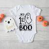 Amazon temu Venta Caliente Transfronteriza Halloween Infantil Estampado Mi Primer Boo Divertido Blanco Ha Ropa