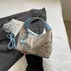 Novo Estilo Chinês Estilo Nacional Bolsa Bordada Feminina 2024 Novo Estilo Ocidental Elegante Ombro Crossbody Bolsa Bolsa Portátil Impressa