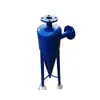 Separador de arena de vórtice de acero al carbono para sistemas de agua de pozo de alto flujo, agua de río y agua de circulación de aire acondicionado