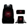 Mochila de liberación rápida transfronteriza de Spider-Man Set de tres piezas Dibujos animados para estudiante de primaria Mochila Escolar Mochila